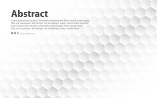 Abstract white background of Embossed surface Hexagon,Honeycomb modern pattern concept, Creative light and shadow style.Geometric mesh minimal clean gradient color for wallpaper.3D.vector illustration vector