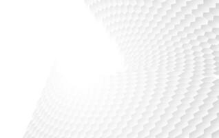 Abstract white background of Embossed surface Hexagon,Honeycomb modern pattern concept, Creative light circle style. Geometric mesh minimal clean gradient color for wallpaper.vector illustration vector