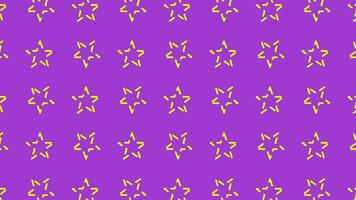 Animated 2d background.Video pattern simple Loop Small stars spin on pastel background.Abstract pattern with star shapers.Motion Graphic design for poster,cover.Branding dynamic textile illustration photo