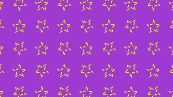 Animated 2d background.Video pattern simple Loop Small stars spin on pastel background.Abstract pattern with star shapers.Motion Graphic design for poster,cover.Branding dynamic textile illustration photo