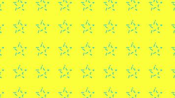 Animated 2d background.Video pattern simple Loop Small stars spin on pastel background.Abstract pattern with star shapers.Motion Graphic design for poster and cover.Branding dynamic textile Footage 4K photo