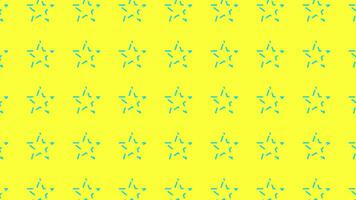 Animated 2d background.Video pattern simple Loop Small stars spin on pastel background.Abstract pattern with star shapers.Motion Graphic design for poster and cover.Branding dynamic textile Footage 4K photo