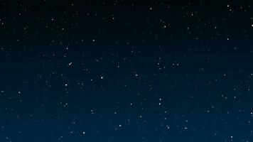 shinny  stars animation on black background.Graphic Motion overlay effect loop with galaxy sky twinkling light in the space for your text. Beautiful Dark  night sky photo