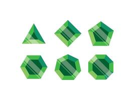 gem green vector