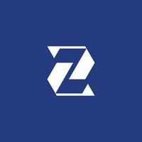 Modern tech letter Z logo vector
