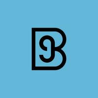modern initial letter B and number 9 monogram logo vector