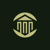 law and justice Court Building logo vector