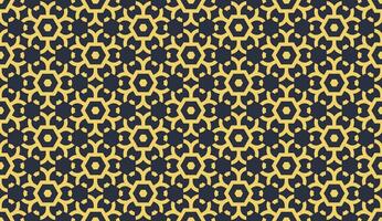 abstract geometric yellow or gold seamless pattern vector