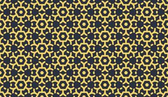 abstract geometric yellow or gold seamless pattern vector