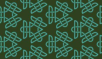 abstract modern green lines seamless pattern vector