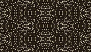 abstract elegant cream line and brown background seamless pattern vector