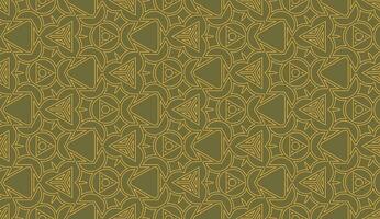 abstract symmetrical gold lines seamless pattern vector
