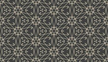 abstract luxury brown lines seamless pattern vector