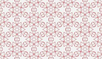 abstract geometric red and white seamless pattern vector