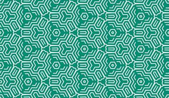 abstract polygonal green lines seamless pattern vector