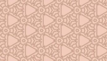 abstract elegant brown geometry seamless pattern vector