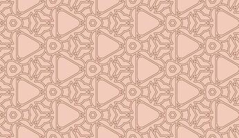 abstract elegant brown geometry seamless pattern vector