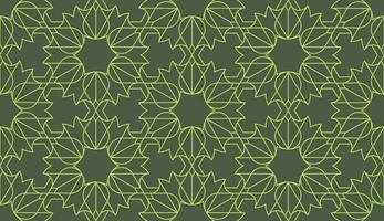 abstract elegant green natural lines seamless pattern vector