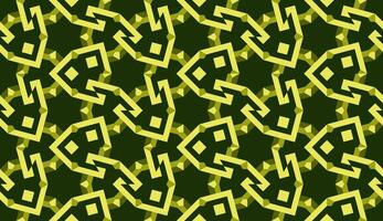 abstract natural yellow and green seamless pattern vector