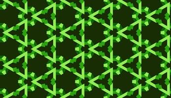 abstract natural green shapes seamless pattern vector