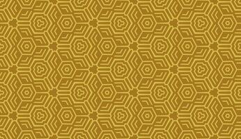abstract polygonal gold and brown lines seamless pattern vector