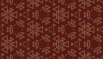 abstract random lines choco brown seamless pattern vector