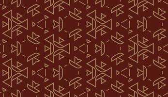 abstract random lines choco brown seamless pattern vector