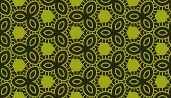 abstract green plant structure seamless pattern vector