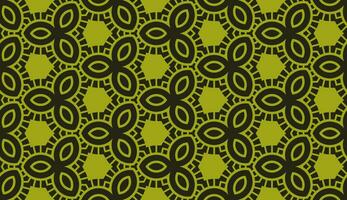 abstract green plant structure seamless pattern vector