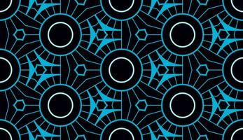 abstract modern futuristic blue lines seamless pattern vector