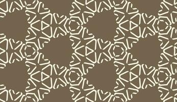 abstract luxury brown shapes seamless pattern vector