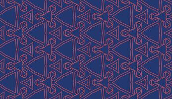 abstract elegant red lines and dark blue background seamless pattern vector