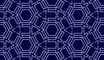 abstract geometric lines purple tech seamless pattern vector