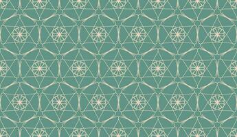 abstract luxury elegant cream and teal green floral seamless pattern vector