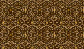 abstract luxury elegant gold and brown floral seamless pattern vector