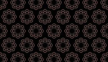 abstract luxury elegant pink and dark brown floral seamless pattern vector