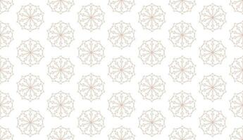 abstract luxury elegant white and light brown floral seamless pattern vector