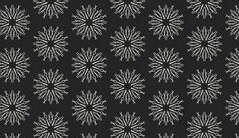 abstract luxury elegant white and dark grey floral seamless pattern vector