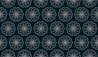 abstract luxury elegant white and dark grey floral seamless pattern vector