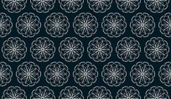 abstract luxury elegant white and dark grey floral seamless pattern vector