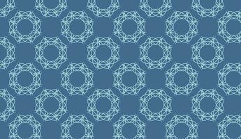 abstract luxury elegant blue and steel blue floral seamless pattern vector