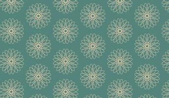 abstract luxury elegant cream and sage green floral seamless pattern vector