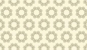 abstract luxury elegant brown and cream floral seamless pattern vector
