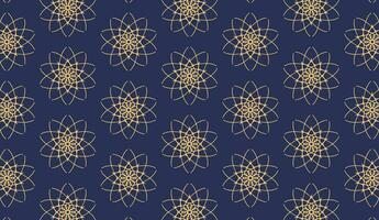 abstract luxury elegant white and dark blue floral seamless pattern vector