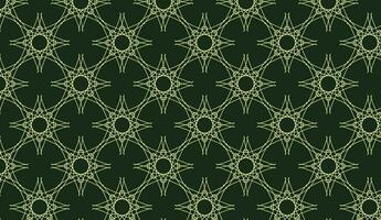 abstract luxury elegant olive green and dark green floral seamless pattern vector