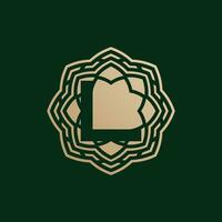 elegant and premium initial letter L symmetrical technology floral logo vector