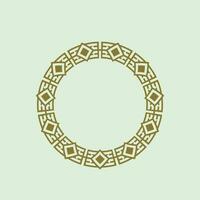 abstract art decorative circle ornamental pattern frame vector