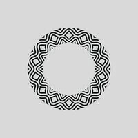 abstract art decorative circle ornamental pattern frame vector