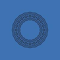 abstract art decorative circle ornamental pattern frame vector