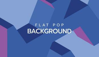 Modern flat colorful pop art background. slide presentation abstract background vector